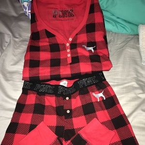 Pink pajama set
